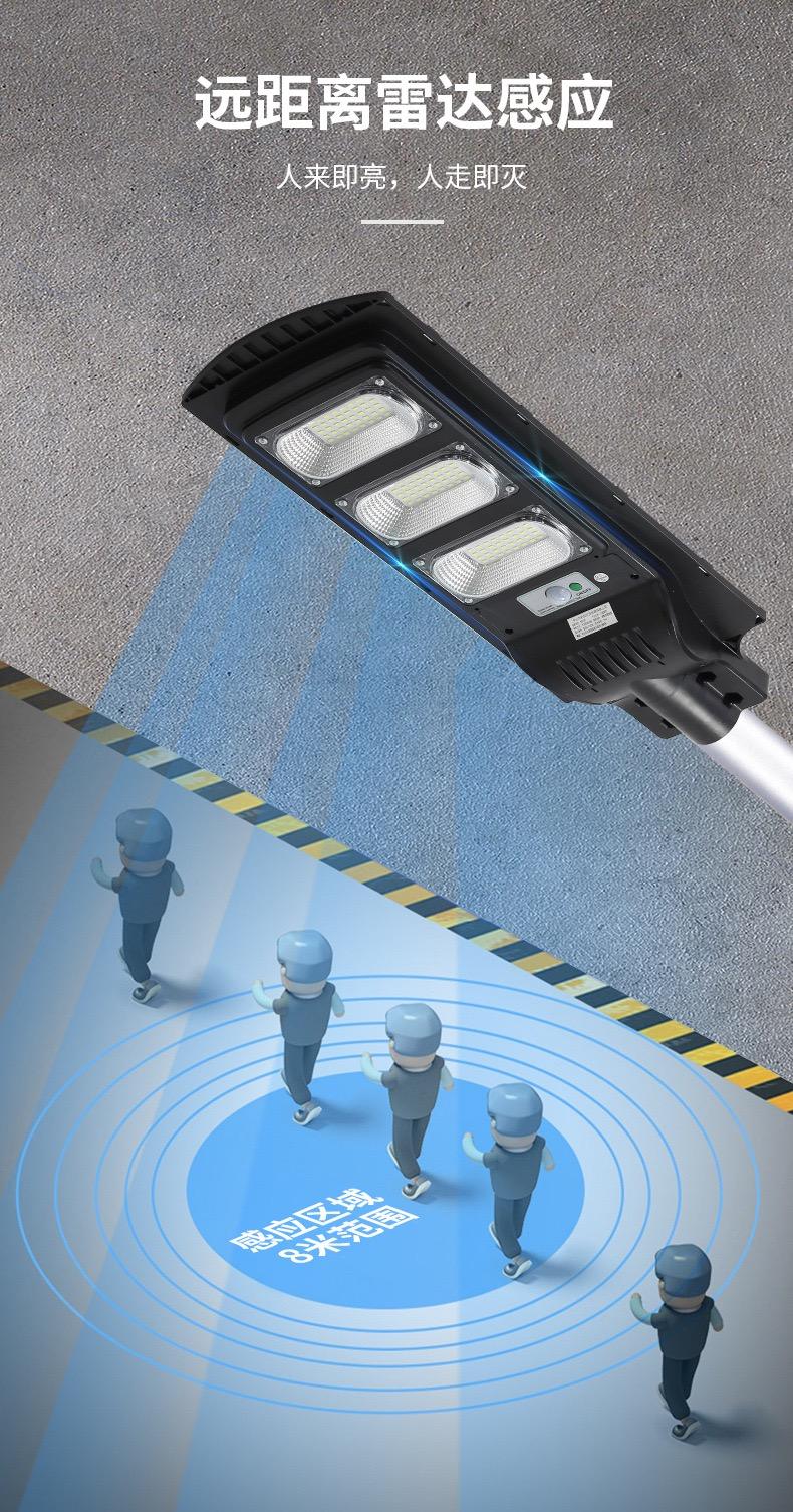 Human body sensing LED street light