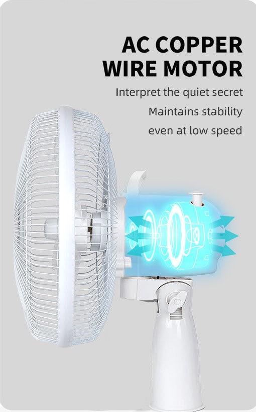 Household Solar Floor Fan
