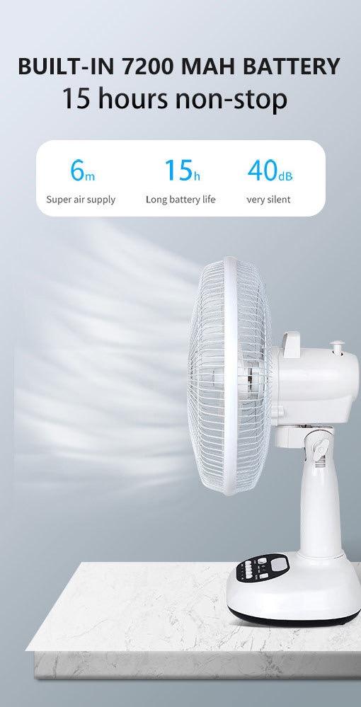 Household Solar Floor Fan