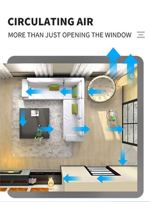 Household Solar Floor Fan