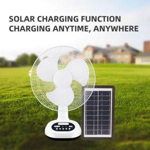 Household Solar Floor Fan