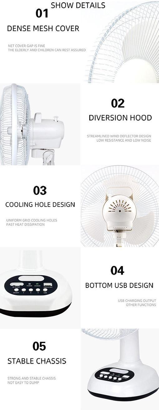 Household Solar Floor Fan