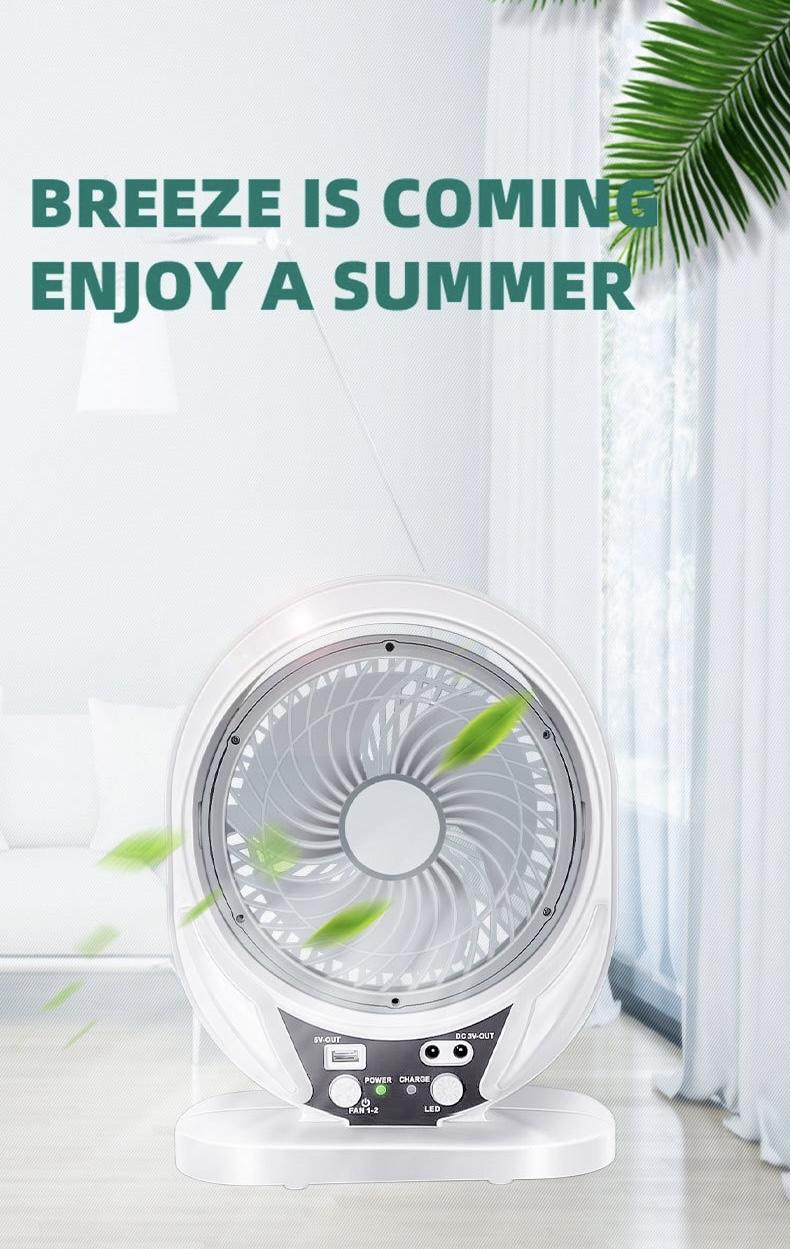 USB Charging Circulation Solar Fan