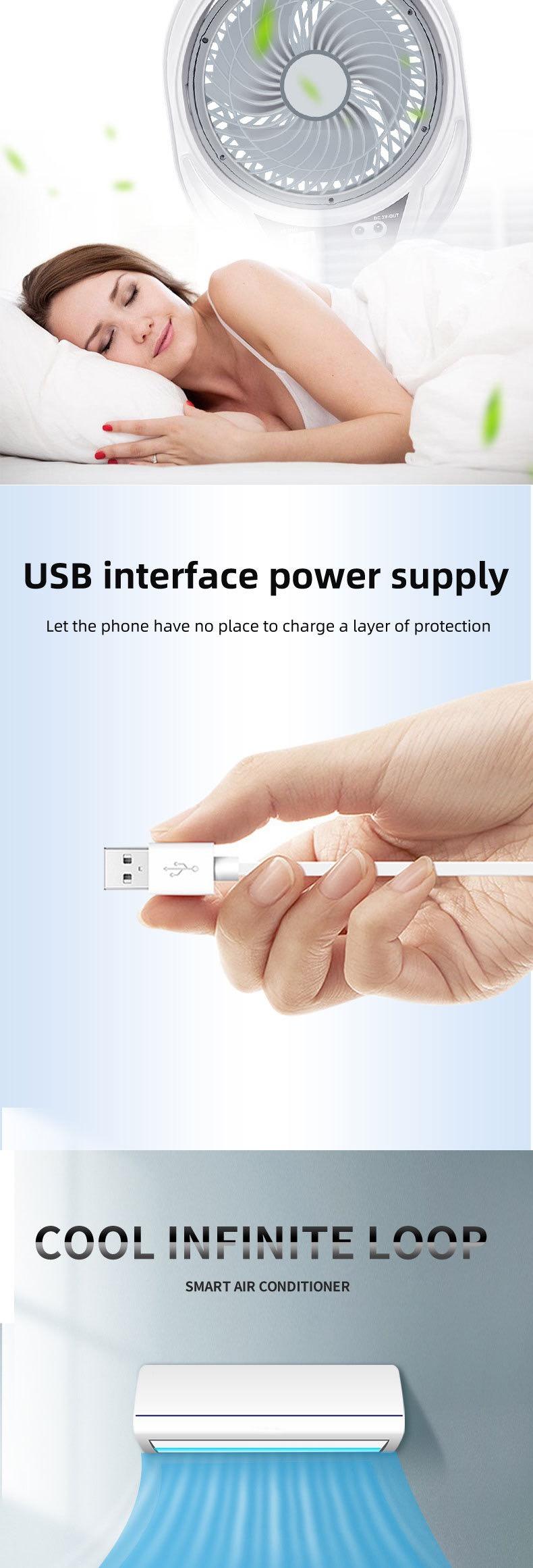USB Charging Circulation Solar Fan
