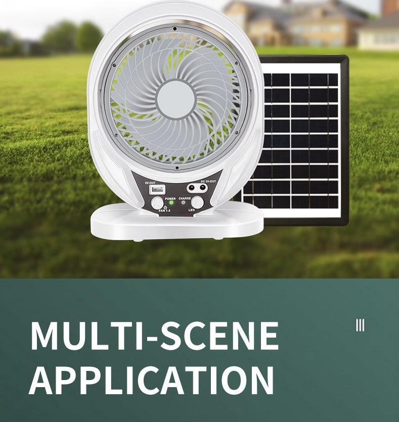 USB Charging Circulation Solar Fan