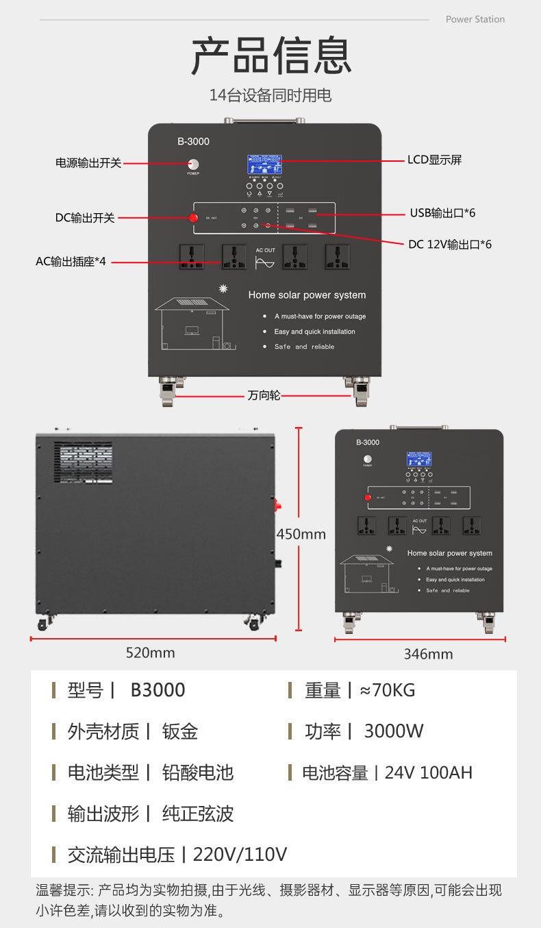 Large Capacity Outdoor Mobile Power Bank