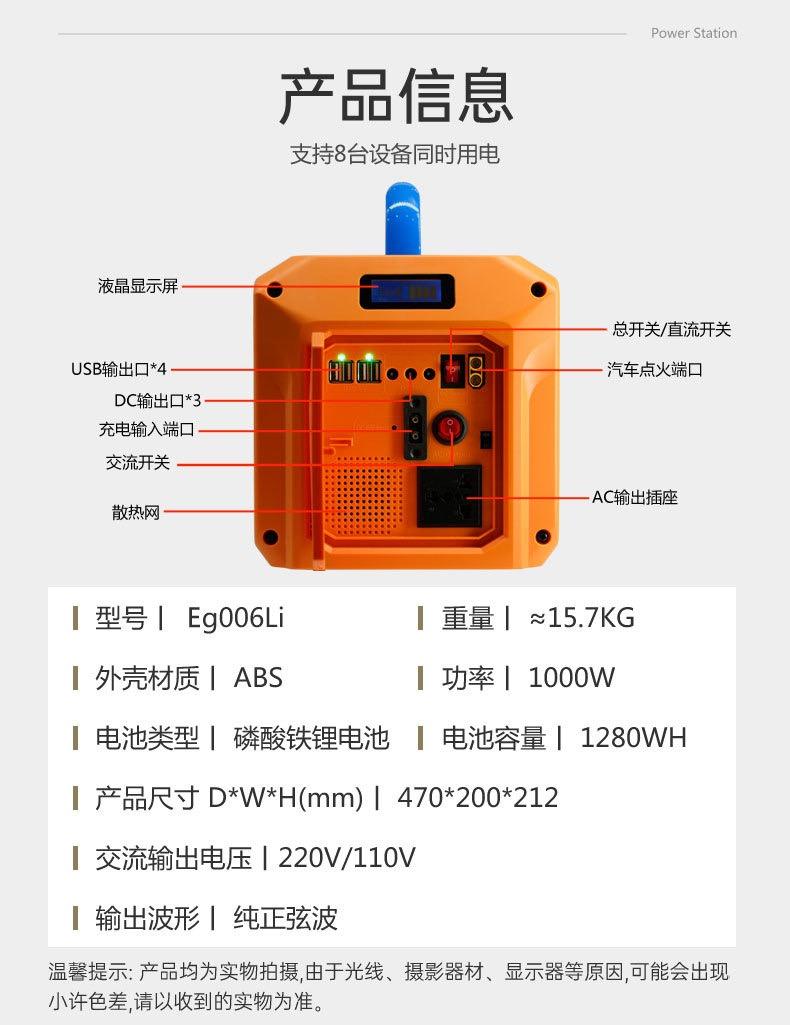Suitcase Outdoor Power Supply