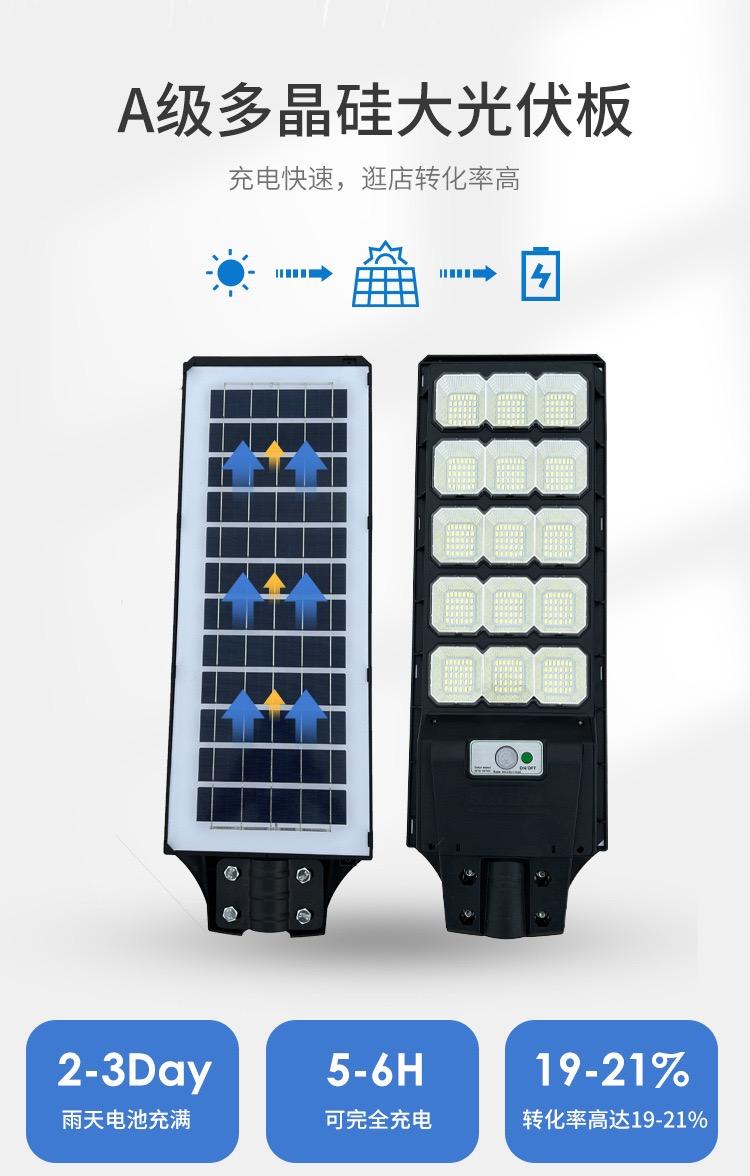 Outdoor solar integrated street wall light