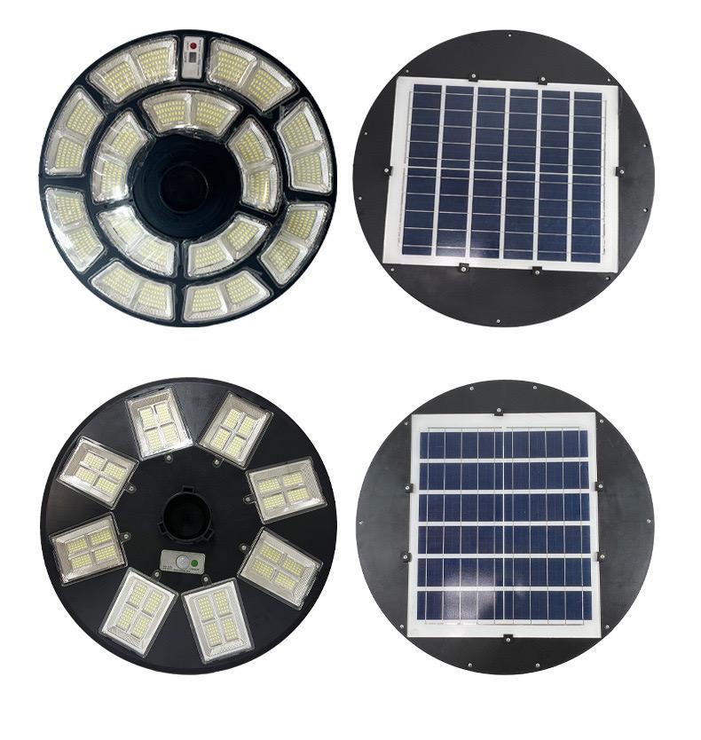 Outdoor solar powered flying saucer engineering wall light