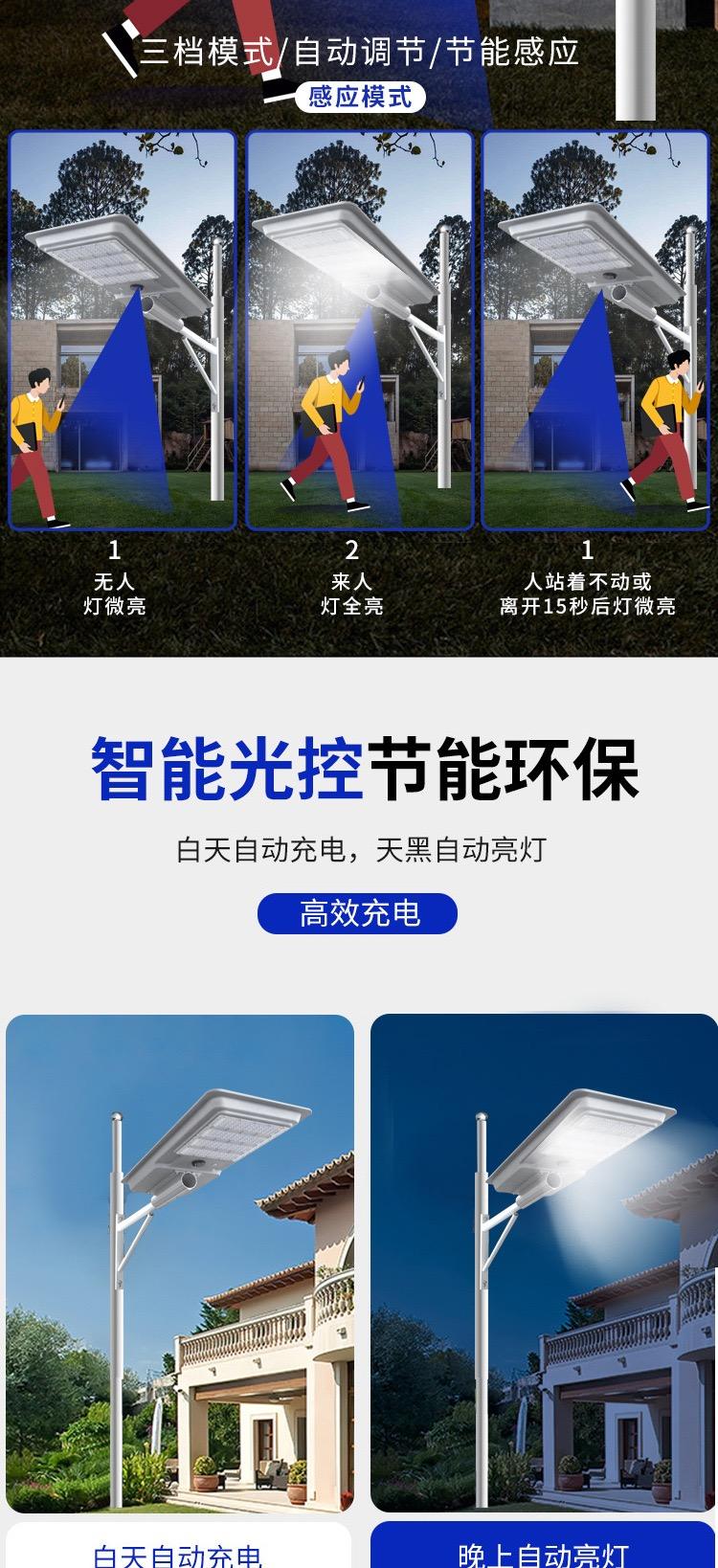 Outdoor integrated engineering module solar street light