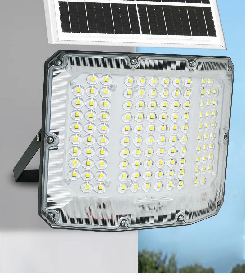 Outdoor solar curved floodlight