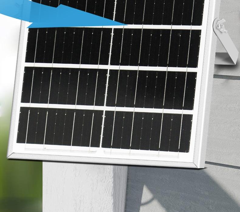 Outdoor solar curved floodlight