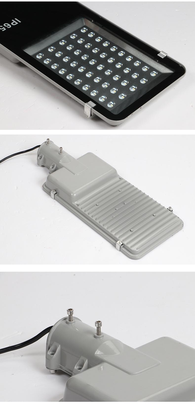 Outdoor solar powered cantilever street light