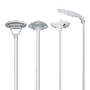Outdoor integrated light-controlled human body sensing solar street light