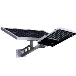 Outdoor solar powered cantilever street light