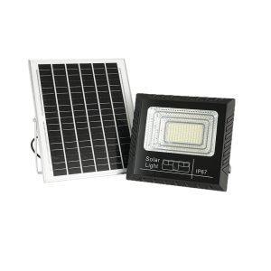 Split solar wall light