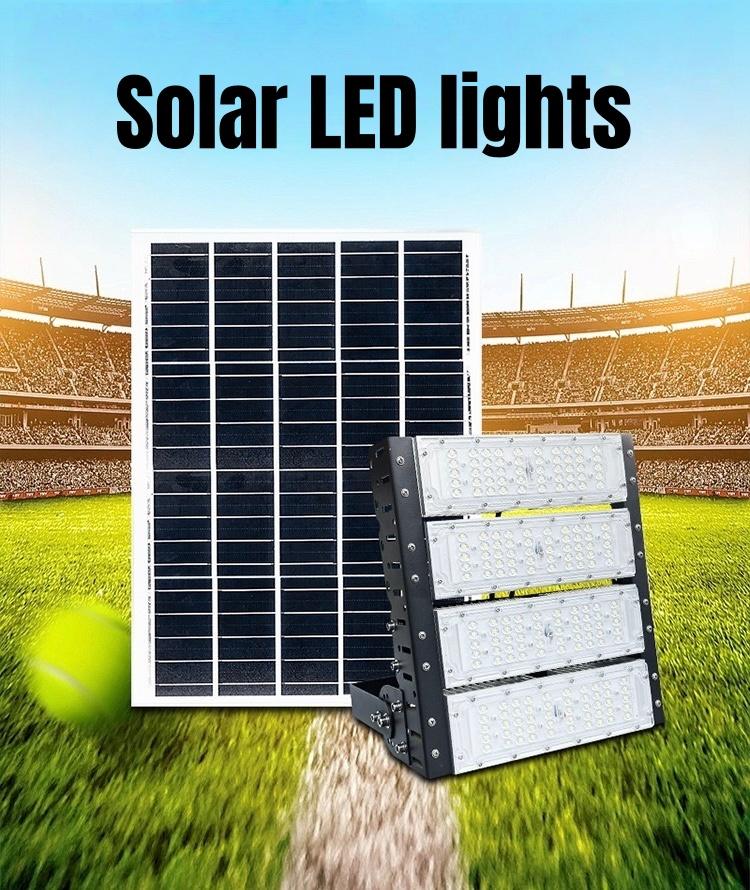 Outdoor solar high power floodlight