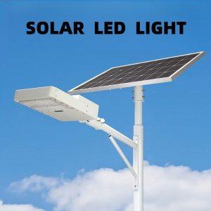 Outdoor split solar module street light