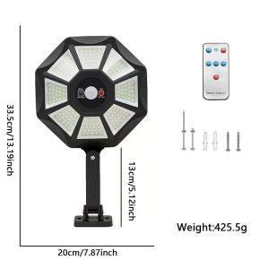 Solar outdoor courtyard light