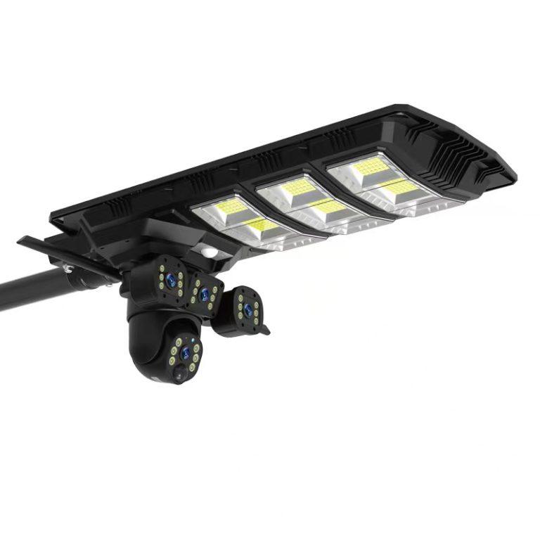 Solar-powered street light with 4G wireless monitoring